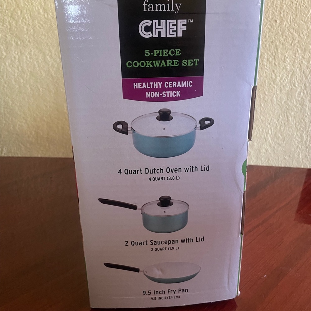 FC Ceramic Cookware  Set 5PC - Picture 2 of 2